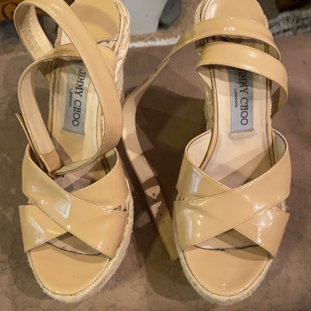Jimmy Choo Nude size 38 1/2
